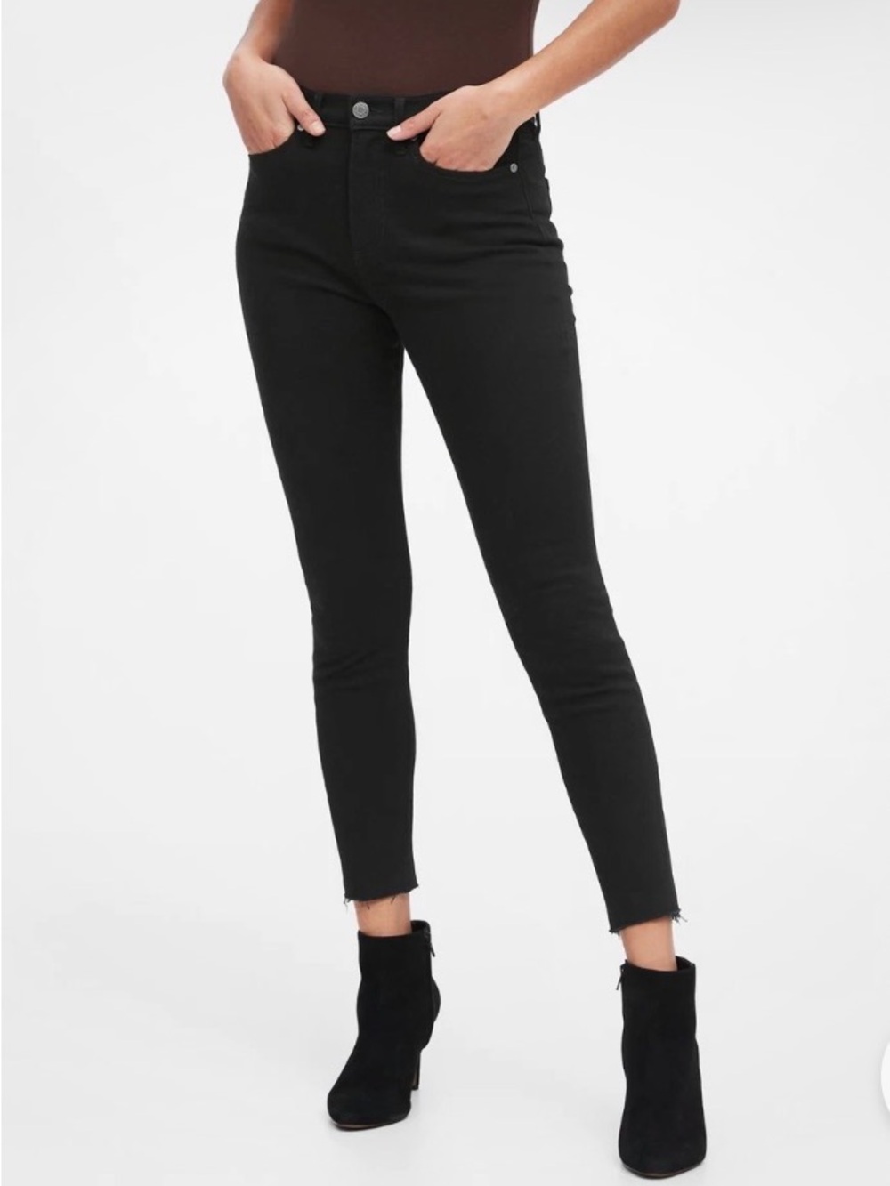 Banana Republic High-Rise Skinny Jeans – Black – Size 31